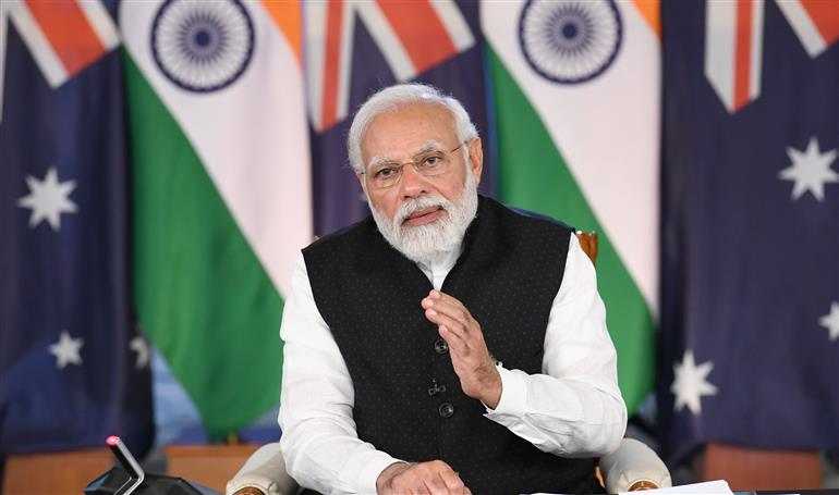 प्रधानमंत्री मोदी और ऑस्ट्रेलिया के प्रधानमंत्री स्कॉट मॉरिसन ने भारत – ऑस्ट्रेलिया दूसरा वर्चुअल शिखर सम्मेलन का आयोजन किया