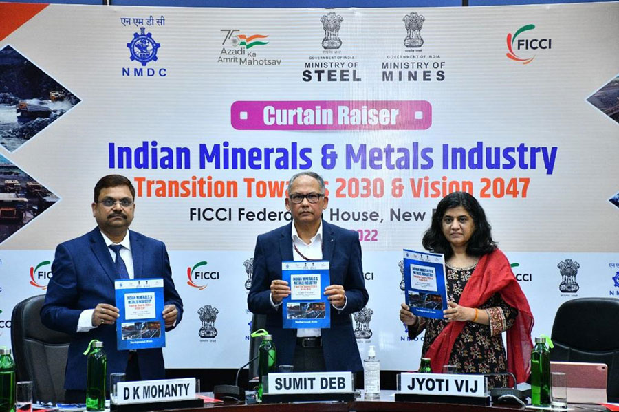 एनएमडीसी और फिक्की भारतीय खनिज और धातु उद्योग पर सम्मेलन का आयोजन करेंगे