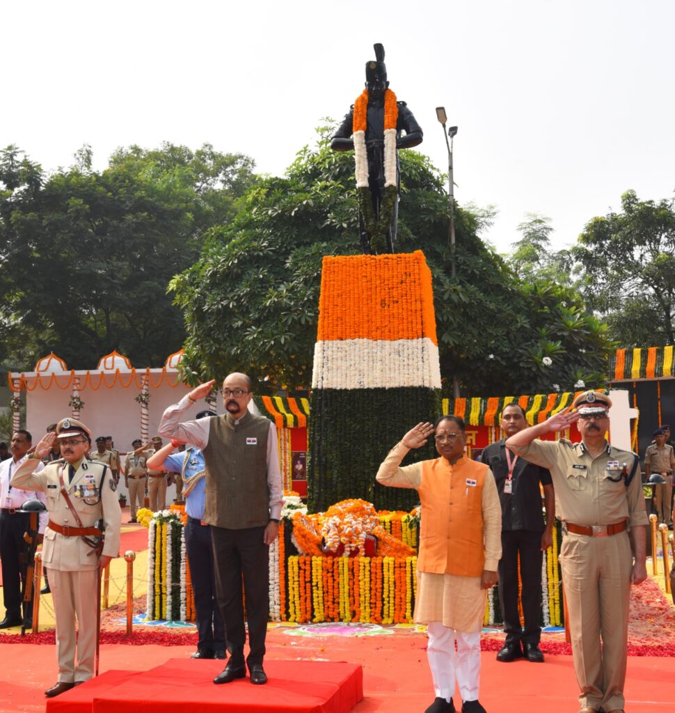 पुलिस और सुरक्षाबलों के कारण देश में कायम है कानून और शांति व्यवस्था- मुख्यमंत्र विष्णुदेव साय