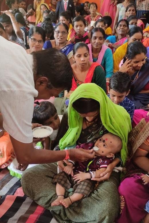 विटामिन और प्रोटीन युक्त पौष्टिक आहार की दी गई सीख