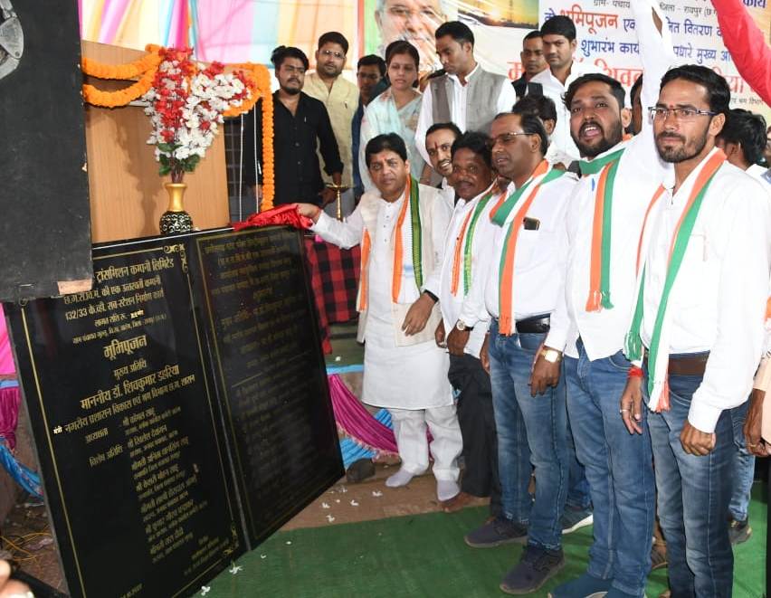 नगरीय प्रशासन मंत्री डॉ. शिवकुमार डहरिया ने आरंग क्षेत्र में करोड़ रुपए के विकास कार्यों की दी सौगात