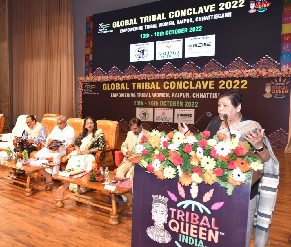ग्लोबल ट्राइबल कॉन्क्लेव 2022 में शामिल हुई राज्यपाल