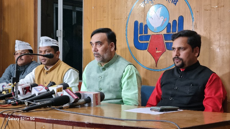 ‘आप’ के चुनावी अभियान की शुरुआत,केजरीवाल और भगवंत मान रायपुर में करेंगे कार्यकर्ताओ से बात