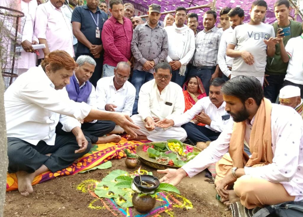 वन मंत्री अकबर ने विभिन्न निर्माण कार्याें का किया भूमिपूजन