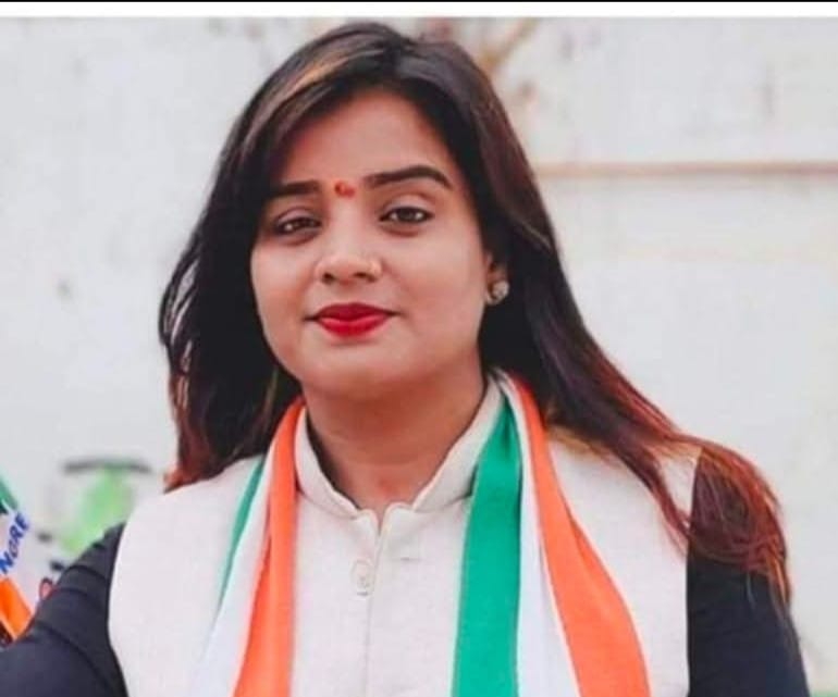 भक्त माता कर्मा वार्ड 67 से कांग्रेस की प्रबल दावेदार पूनम पांडे(प्रदेश सचिव महिला कांग्रेस).