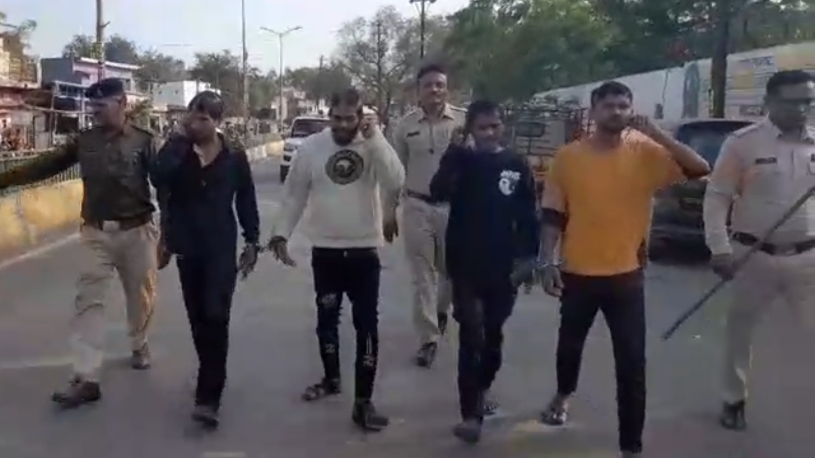 राजधानी में चाकू दिखाकर लूट की घटना को अंजाम देने वाले 4 आरोपी गिरफ्तार