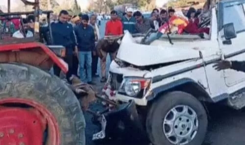 कुंभ स्नान कर लौट रहे 4 श्रद्धालुओं की सड़क हादसे में मौत, सभी रायगढ़ के निवासी