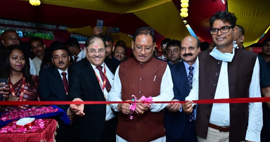 मुख्यमंत्री साय ने इंद्रावती भवन नया रायपुर में पंजाब नेशनल बैंक की नई शाखा का किया शुभारंभ