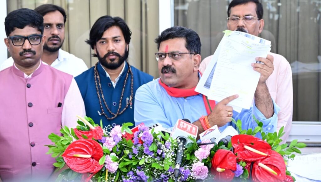 कांग्रेस की रैली पर विजय शर्मा का हमला, बोले- वोट चोरी रोकने वाले ही कर रहे विरोध