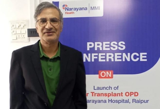 नारायणा हेल्थ ने रायपुर में शुरू की लिवर ट्रांसप्लांट ओपीडी