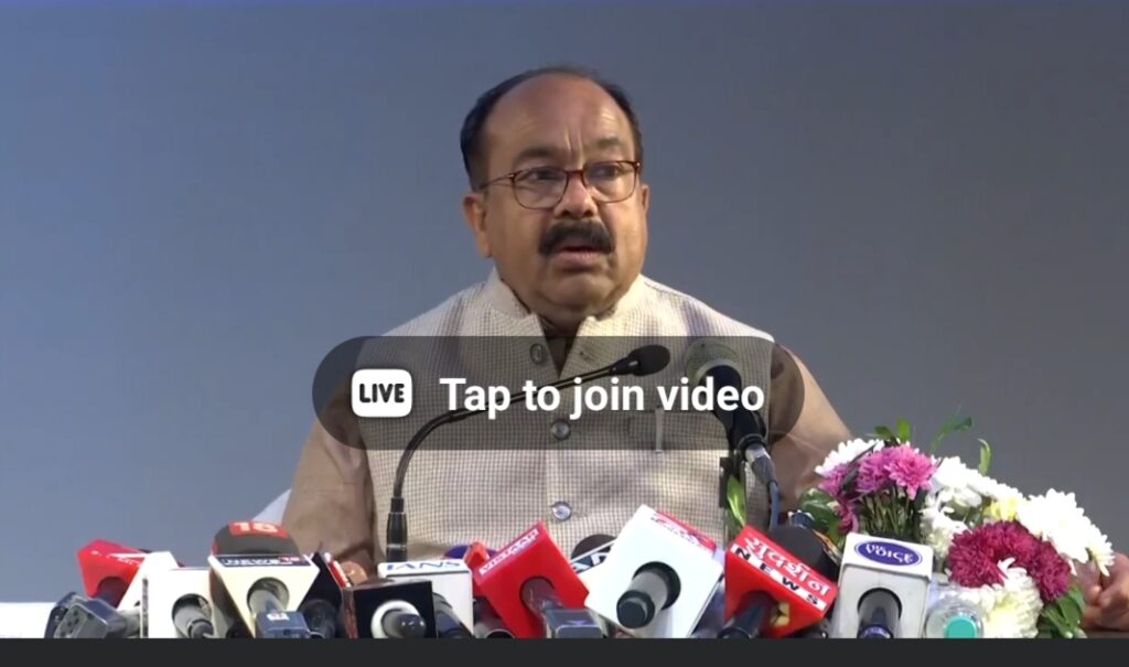 उप मुख्यमंत्री अरुण साव की PC LIVE