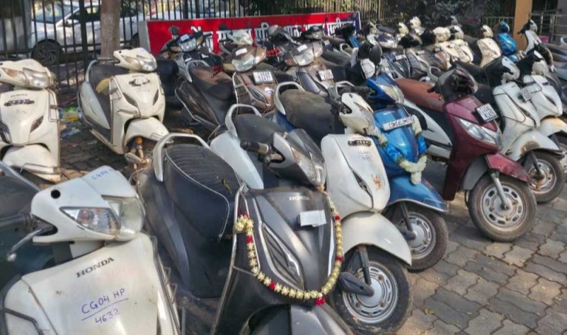 एक्टिवा चोर गिरोह का पर्दाफाश