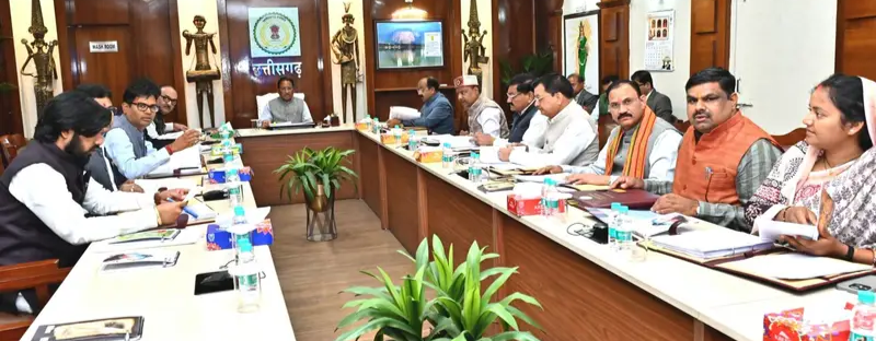 मुख्यमंत्री विष्णु देव साय की अध्यक्षता में कैबिनेट की बैठक सम्पन्न।