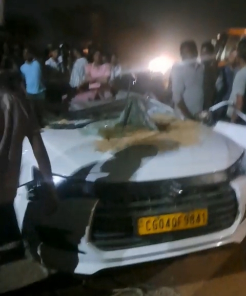 रायपुर में भीषण सड़क हादसा