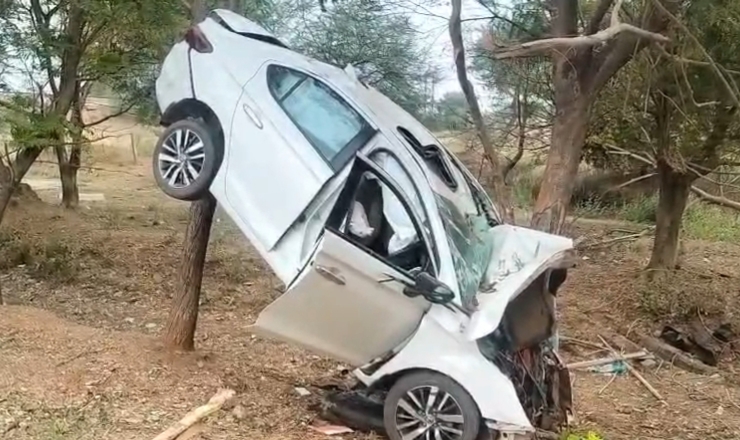 नया रायपुर में भीषण सड़क हादसा